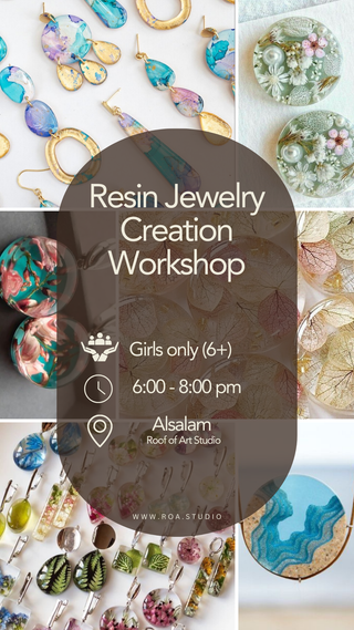 Resin Jewelry Making Workshop