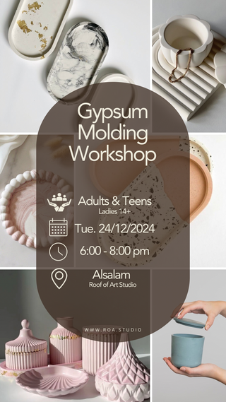 Gypsum Molding Workshop - Dec 24