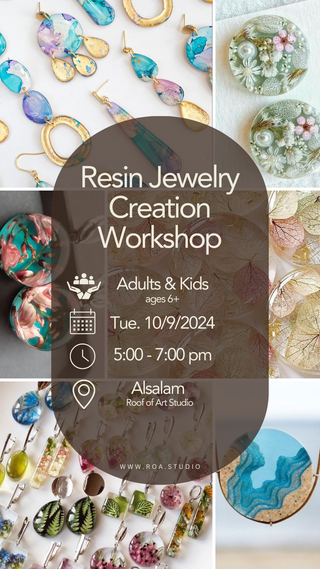 Resin Jewelry Making Workshop