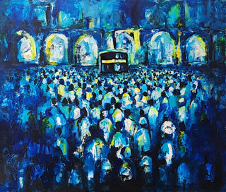 Makkah in Blue